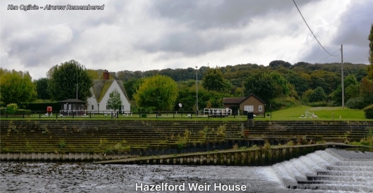 hazelford weir house and likely aircraft crash site