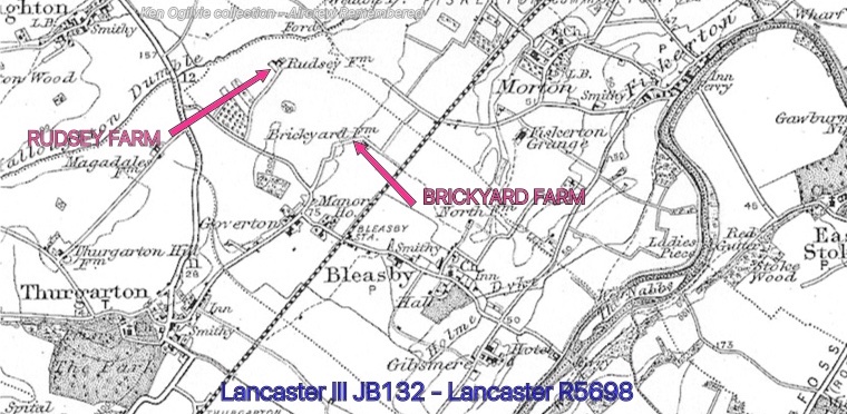bleasby os map 1905