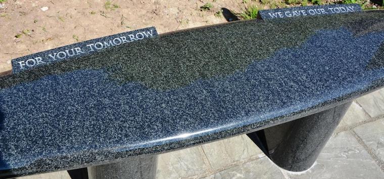 017bleasby aircrews memorial tailfin inscription