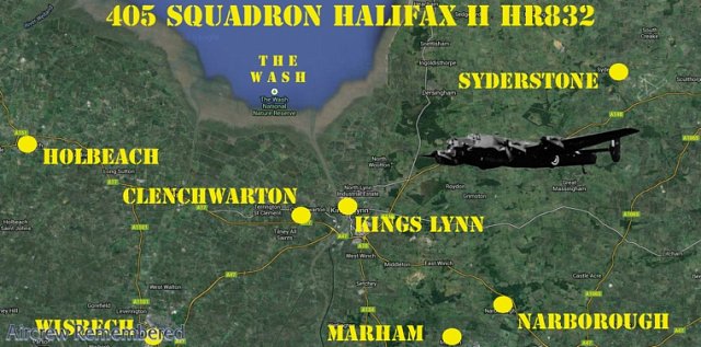 405 squadron halifax ii hr832