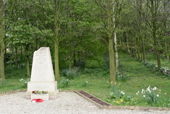 View across the memorial site
