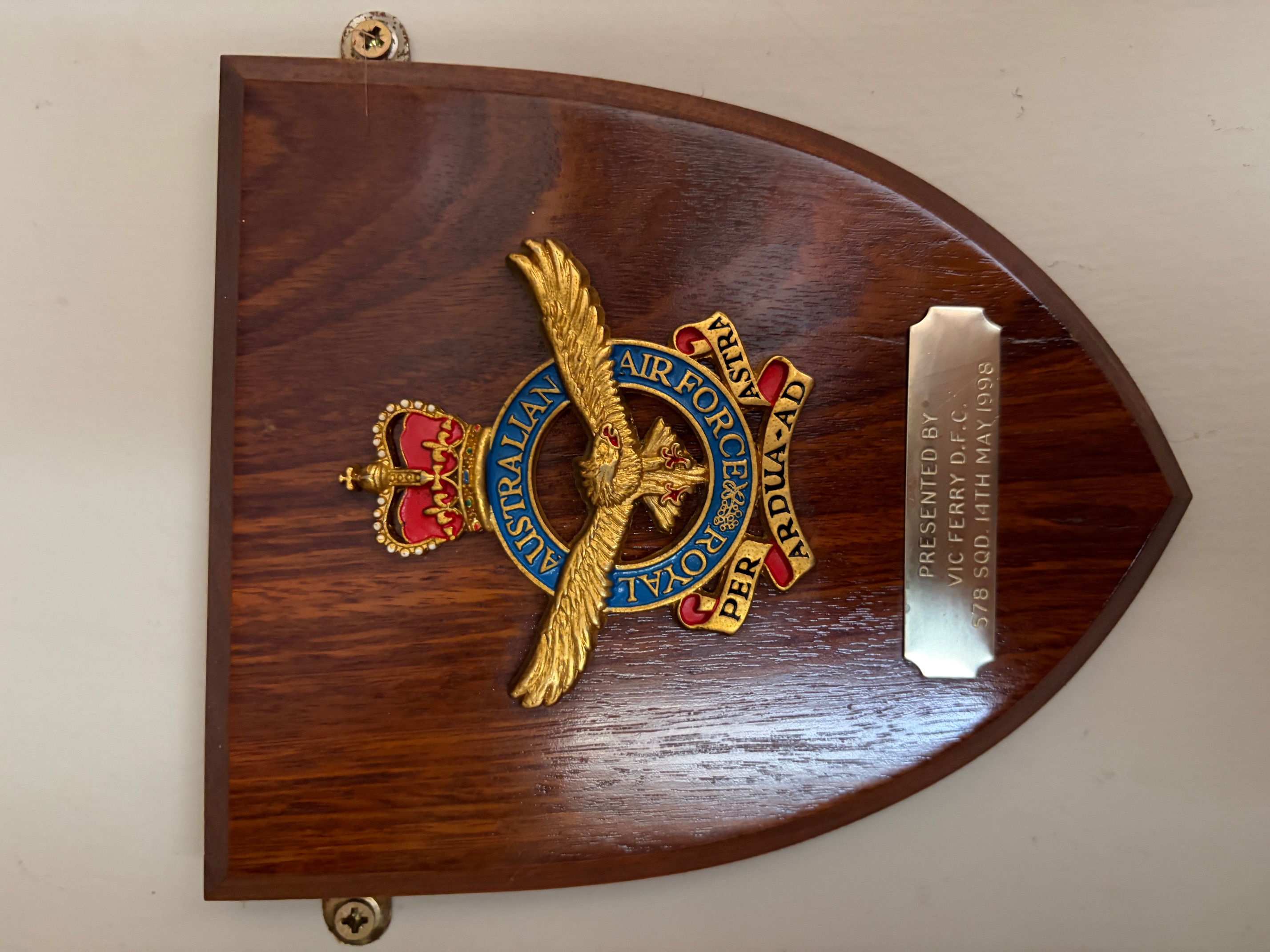 View of the memorial location