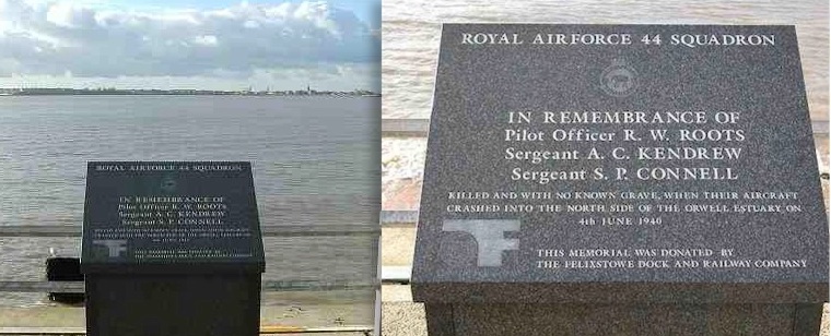 44 squadron hampden i p1340 memorial