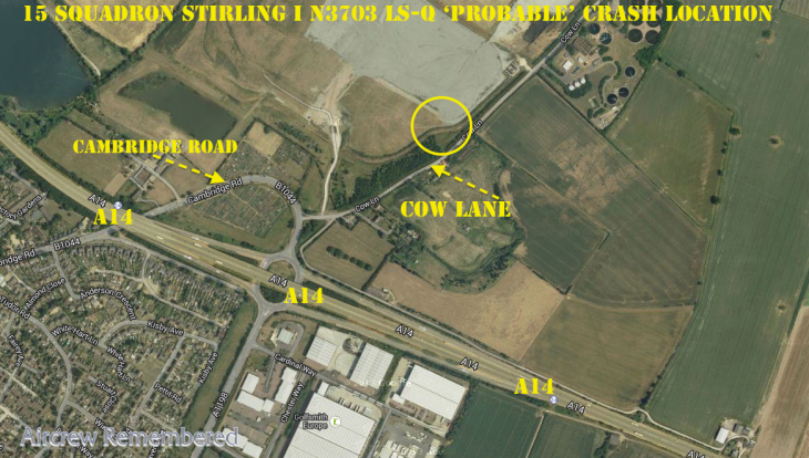 15 squadron stirling i n3703 ls q close up
