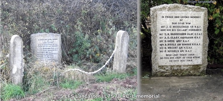5 lfs lancaster i l7578 rc l memorial untidy state 1