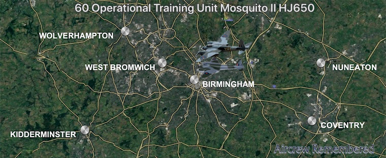 60 operational training unit mosquito ii hj650