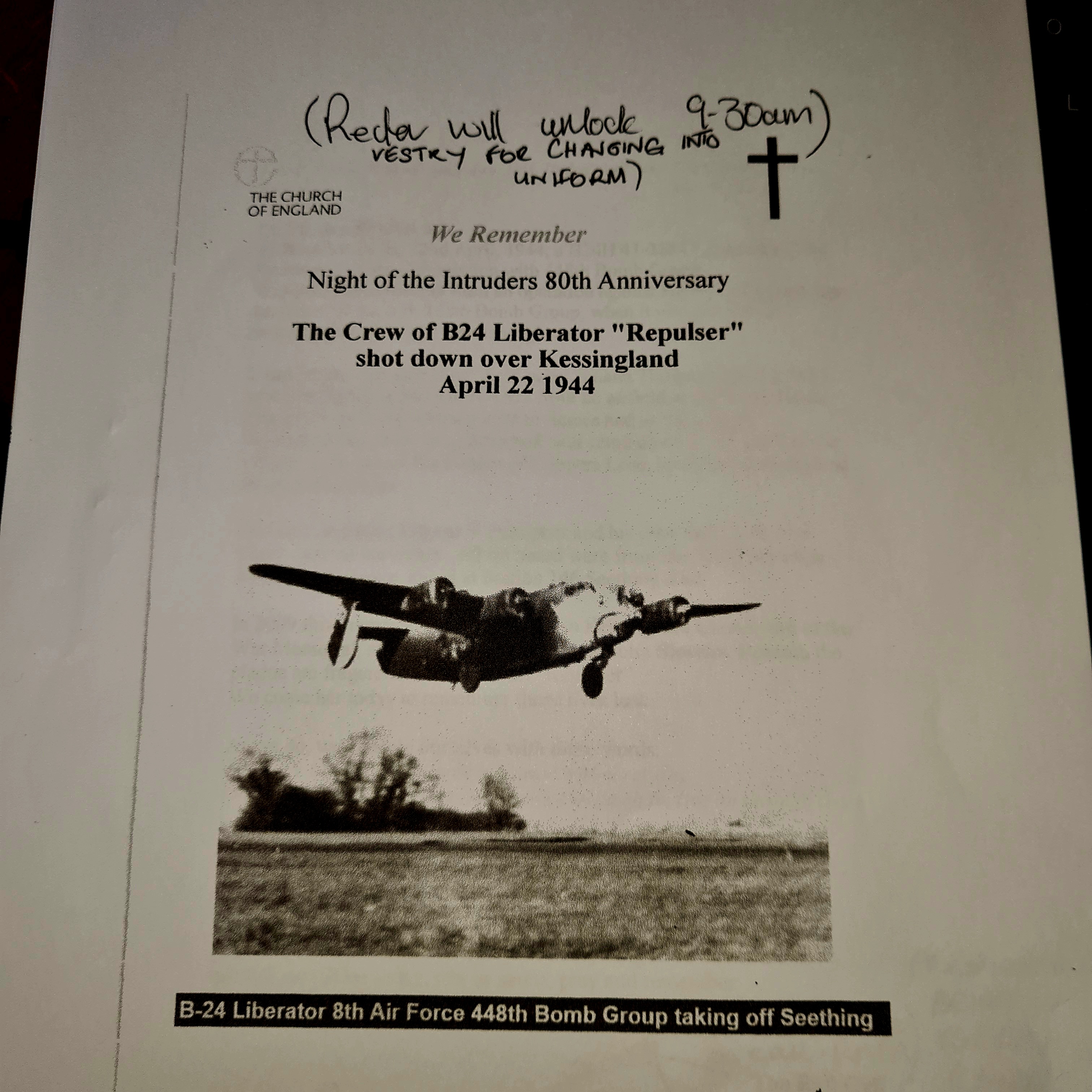 Kessingland USAAF memorial — photograph by Caroline Gentry (April 2024)