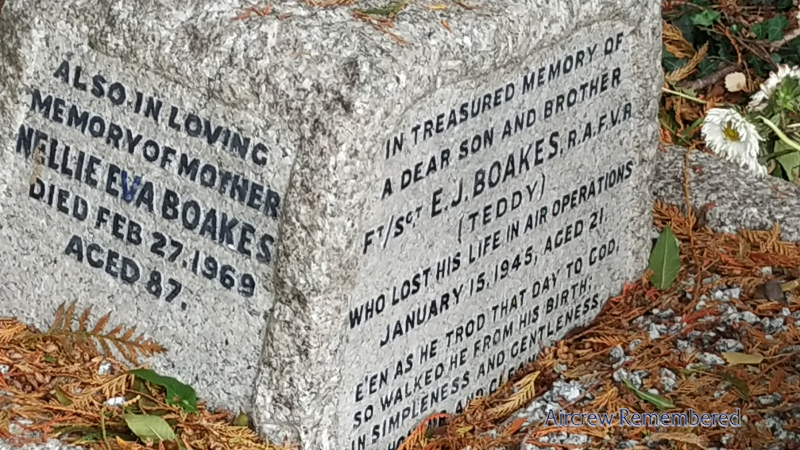 61sqn edward j boakes headstone 2