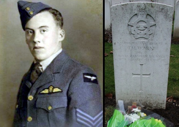 61 squadron lancaster w4270 sgt. thomas herbert warne r102085 r.c.a.f.